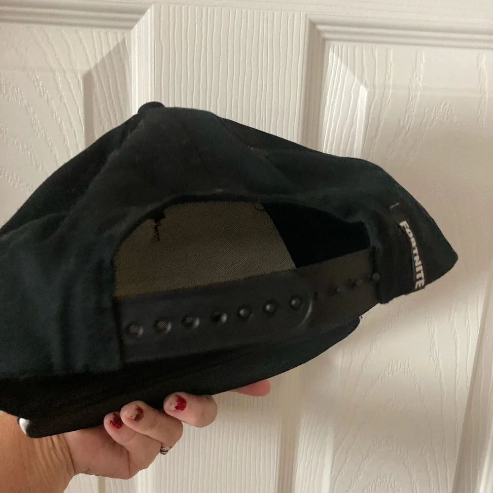 Black Fortnite SnapBack adjustable cap one size fits most hat